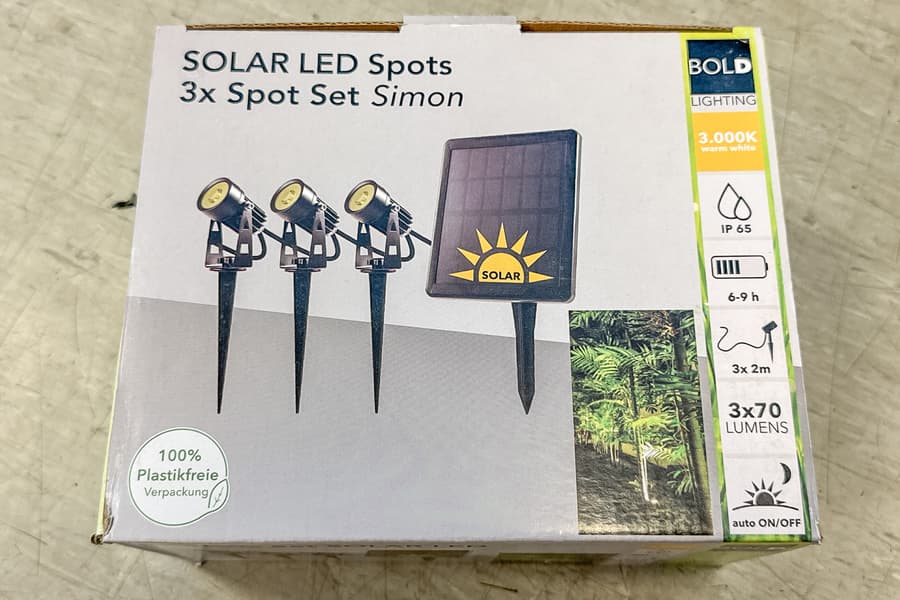 LED Solarleuchtenset Bold